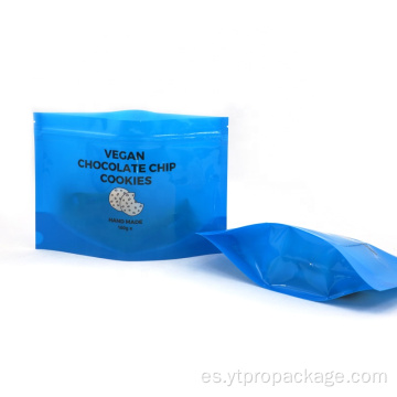 Bolsa de té sellada con cierre de cremallera de embalaje biodegradable